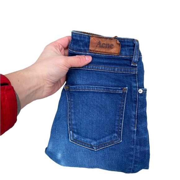 Acne Studios Needle Prospect Jeans Size 27 Blue - Picture 4 of 13